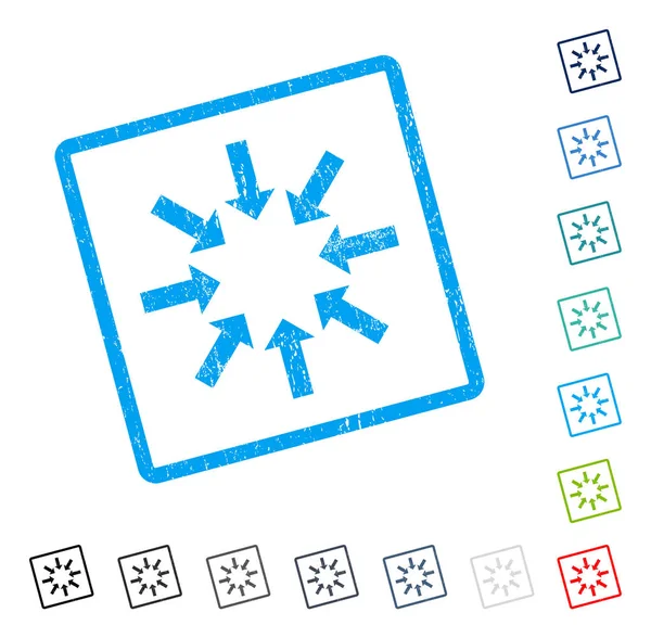 Daraltma okları simge kauçuk filigran