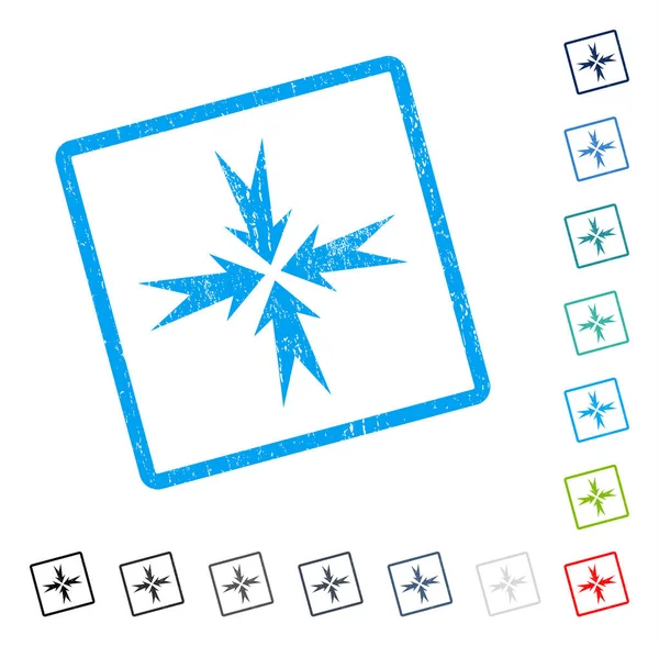 Sıkıştırma ok simgesi kauçuk filigran