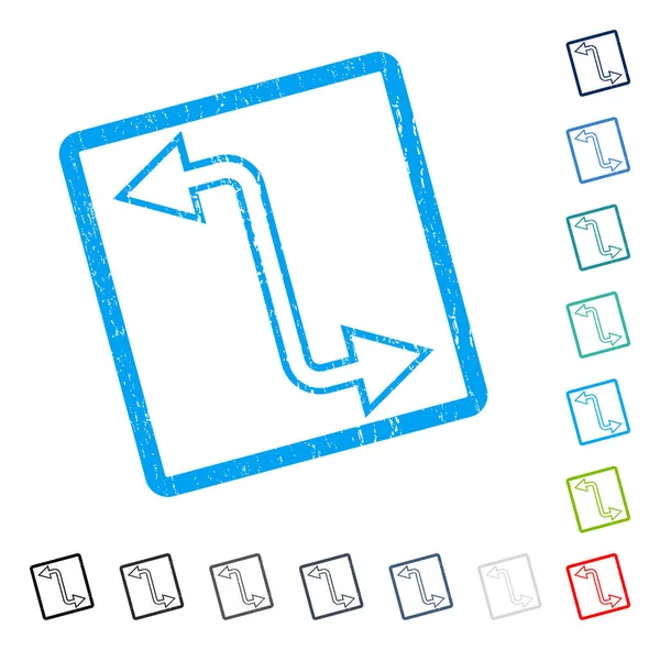 Exchange ok simgesi kauçuk filigran kavisli