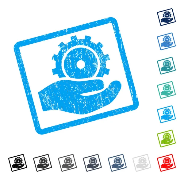 Geliştirme hizmeti simge kauçuk filigran