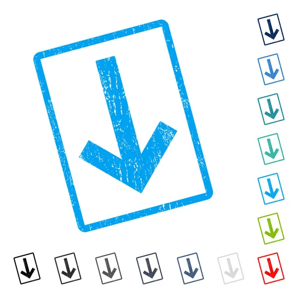 Ok simgesi kauçuk filigran