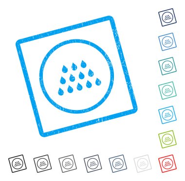 Damla simgesi kauçuk filigran