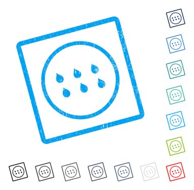 Damla simgesi kauçuk filigran