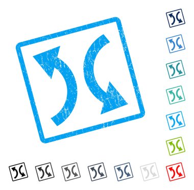 Exchange okları simge kauçuk filigran