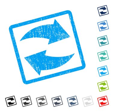 Exchange okları simge kauçuk filigran