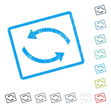 Exchange okları simge kauçuk filigran