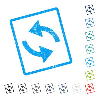 Exchange okları simge kauçuk filigran