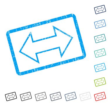 Exchange yatay simge kauçuk filigran