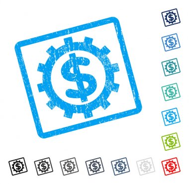 Finans sektöründe simgesi kauçuk filigran