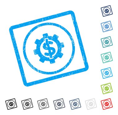 Mali Seçenekleri simgesini kauçuk filigran