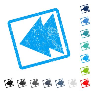 Sol simgesi kauçuk filigran taşımak