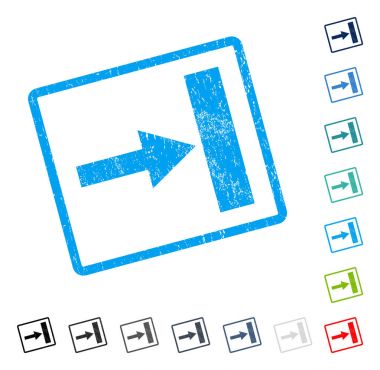 Sağ simge kauçuk filigran taşımak