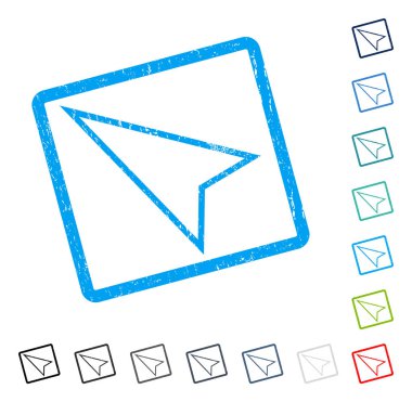 İşaretçi simgesi kauçuk yaptı filigran