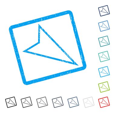 İşaretçi simgesi kauçuk filigran aşağı