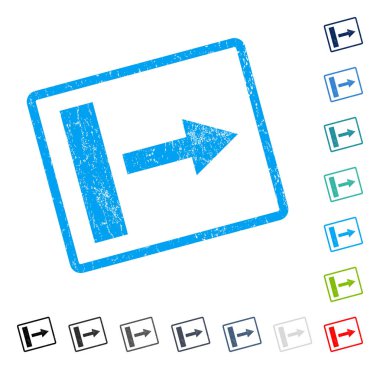 Sağ simge kauçuk filigran çekmek