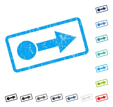 Sağ simge kauçuk filigran çekmek