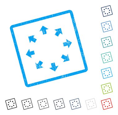 Radyal okları simge kauçuk filigran