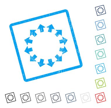 Radyal okları simge kauçuk filigran