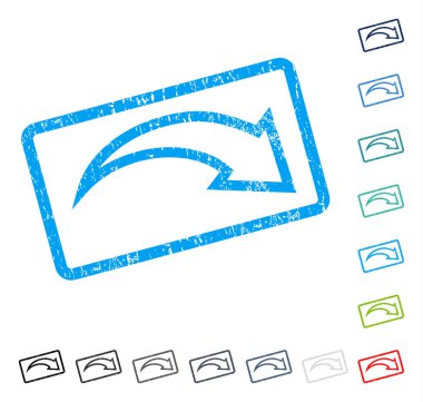 Simge kauçuk filigran Yinele