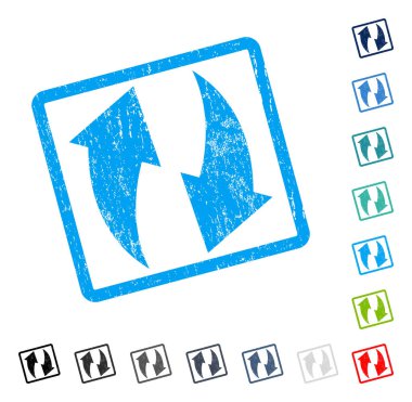 Simge kauçuk filigran Yenile