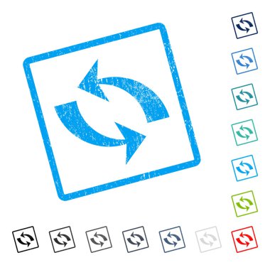 Simge kauçuk filigran Yenile