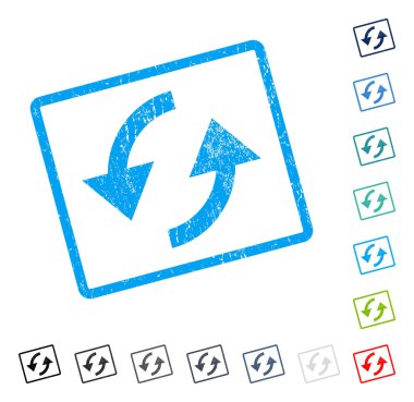 Simge kauçuk filigran Yenile