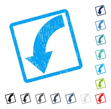 Simge kauçuk filigran Döndür