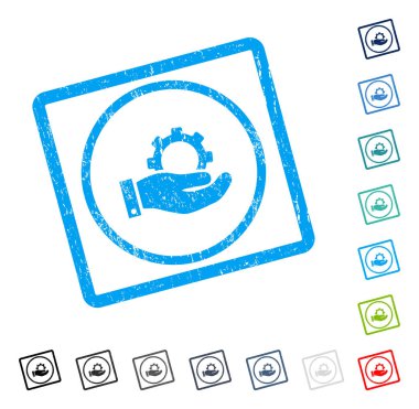 Servis simge kauçuk filigran