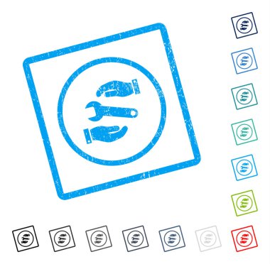 Servis simge kauçuk filigran