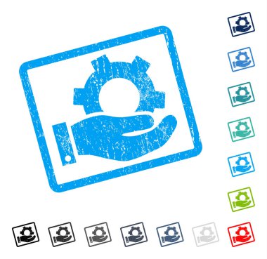 Servis simge kauçuk filigran