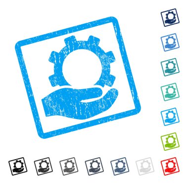 Servis simge kauçuk filigran