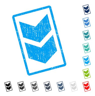 Simge kauçuk filigran kaydır