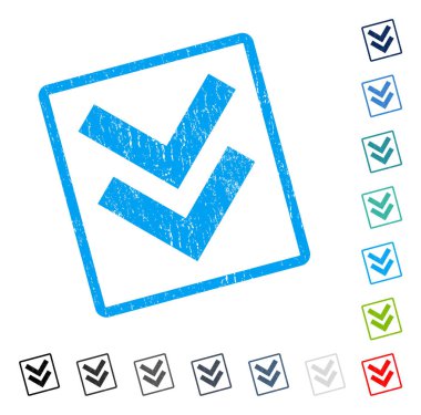 Simge kauçuk filigran kaydır