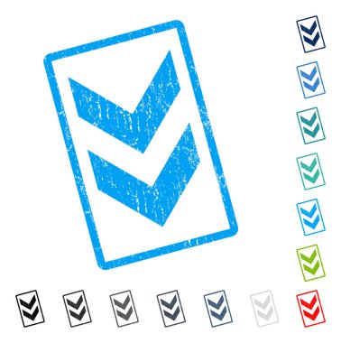 Simge kauçuk filigran kaydır