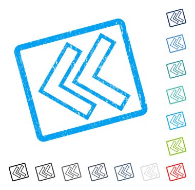 Shift sol simgesi kauçuk filigran