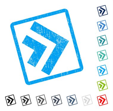 Üst karakter sağ simge kauçuk filigran