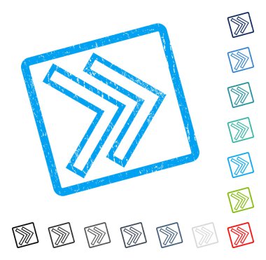 Üst karakter sağ simge kauçuk filigran