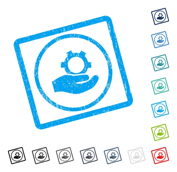 Mühendislik hizmeti simge kauçuk filigran