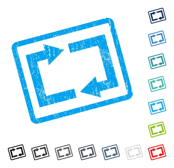 Exchange okları simge kauçuk filigran