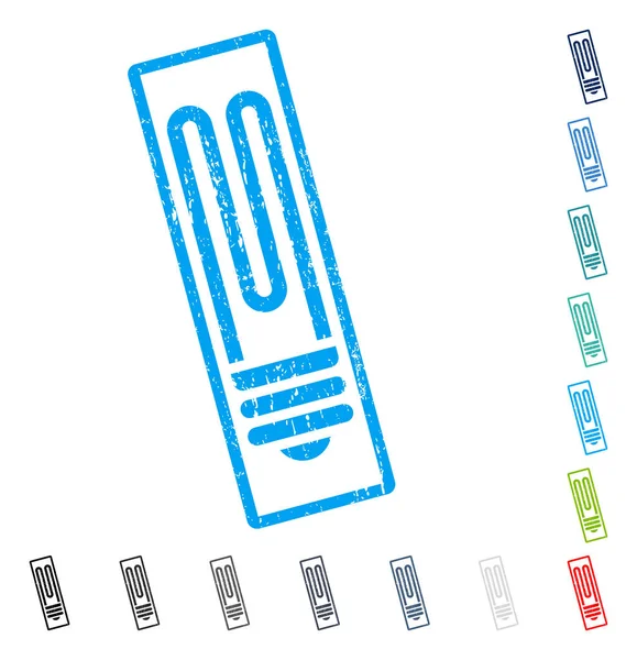 Floresan ampul simgesi kauçuk filigran