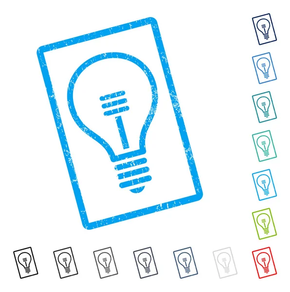 Lamba ampul simgesi kauçuk filigran
