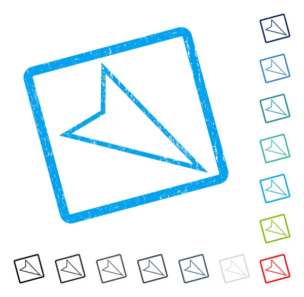 İşaretçi simgesi kauçuk filigran aşağı