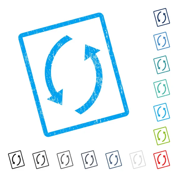 Simge kauçuk filigran Yenile