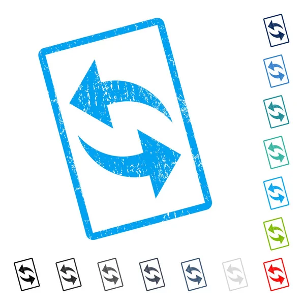 Simge kauçuk filigran Yenile