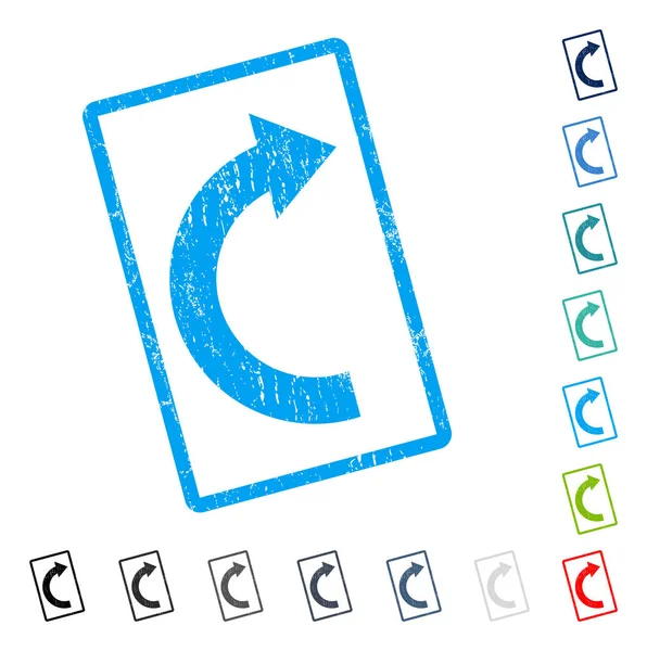 Sağ simge kauçuk filigran döndürmek