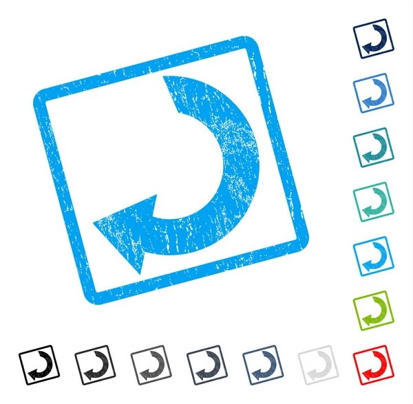 Döndürme simgesini kauçuk filigran