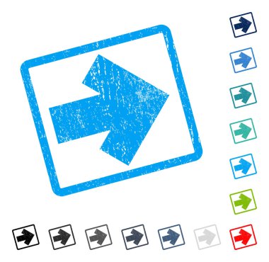 Ok sağ simge kauçuk filigran