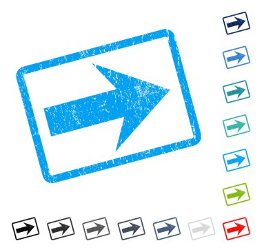 Ok sağ simge kauçuk filigran