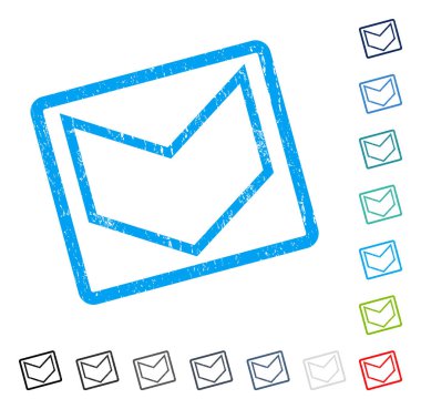 Simge kauçuk filigran aşağı ok ucu