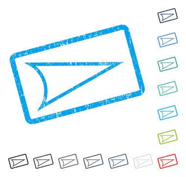 Ok ucu sağ simge kauçuk filigran